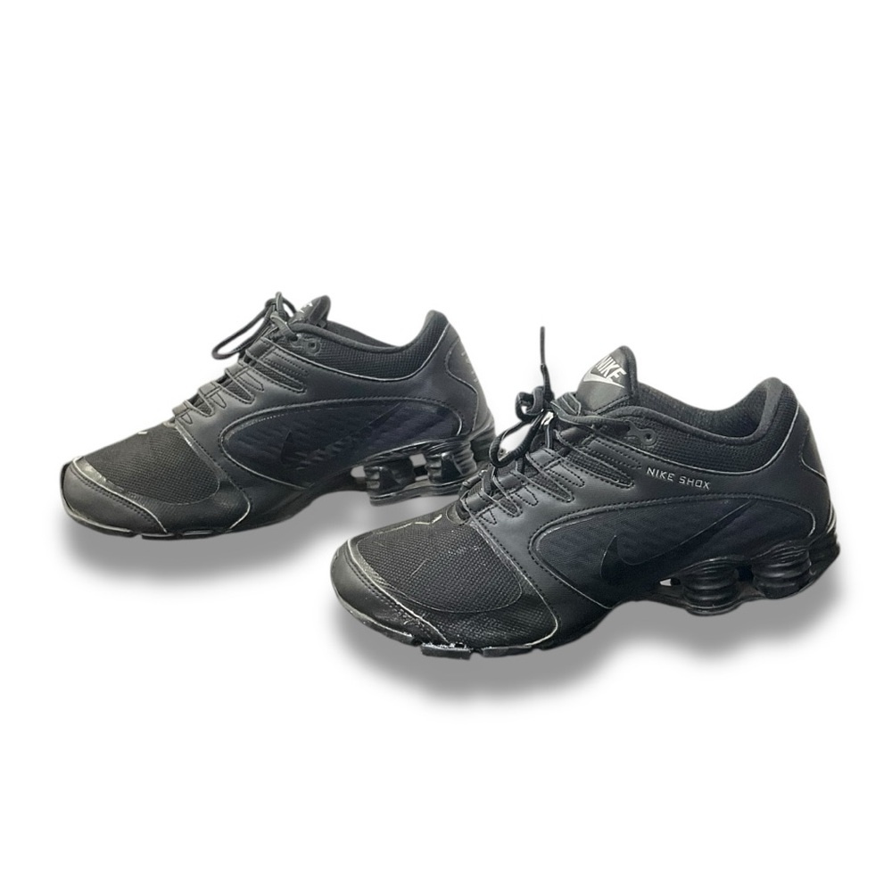 🔥 Nike Shox NZ EU Running Sneakers Black Men’s Size‎ 8 678632-002 🔥